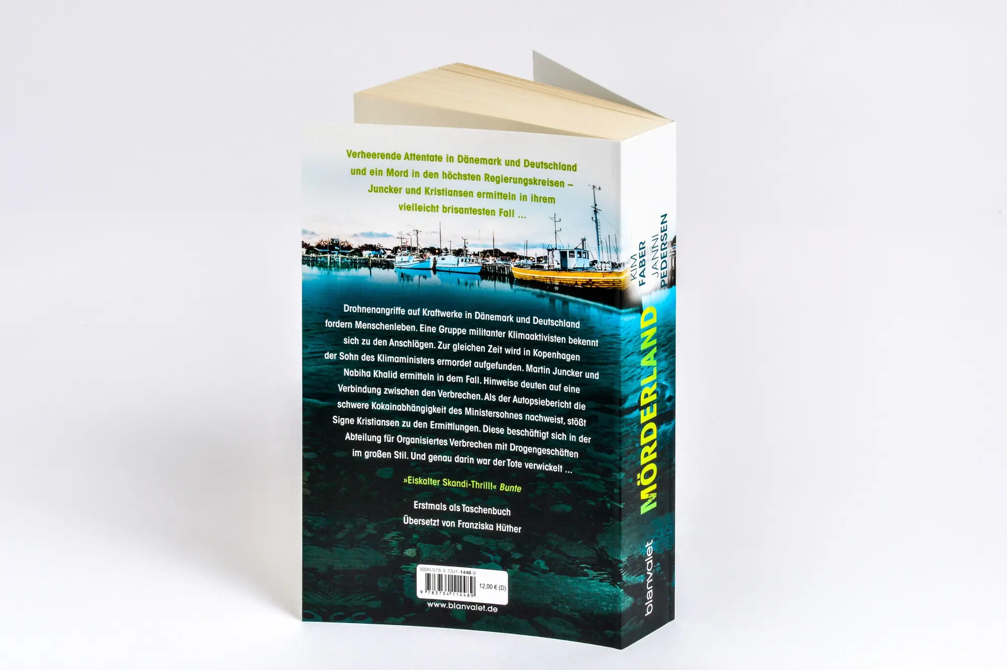 Bild: 9783734114489 | Mörderland | Ein Fall für Juncker und Kristiansen | Kim Faber (u. a.)