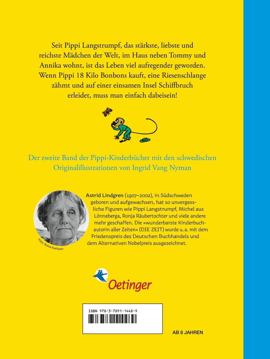 Rückseite: 9783789114489 | Pippi Langstrumpf 2. Pippi Langstrumpf geht an Bord | Astrid Lindgren
