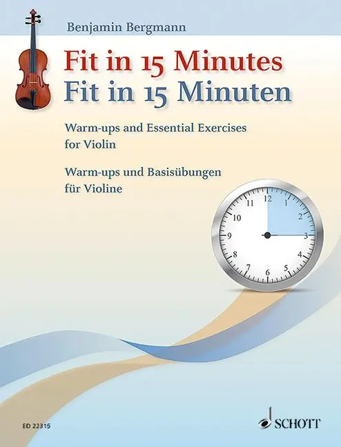 Cover: 9783795744489 | Fit in 15 Minuten | Warm-ups und Basisübungen für Violine. Violine.