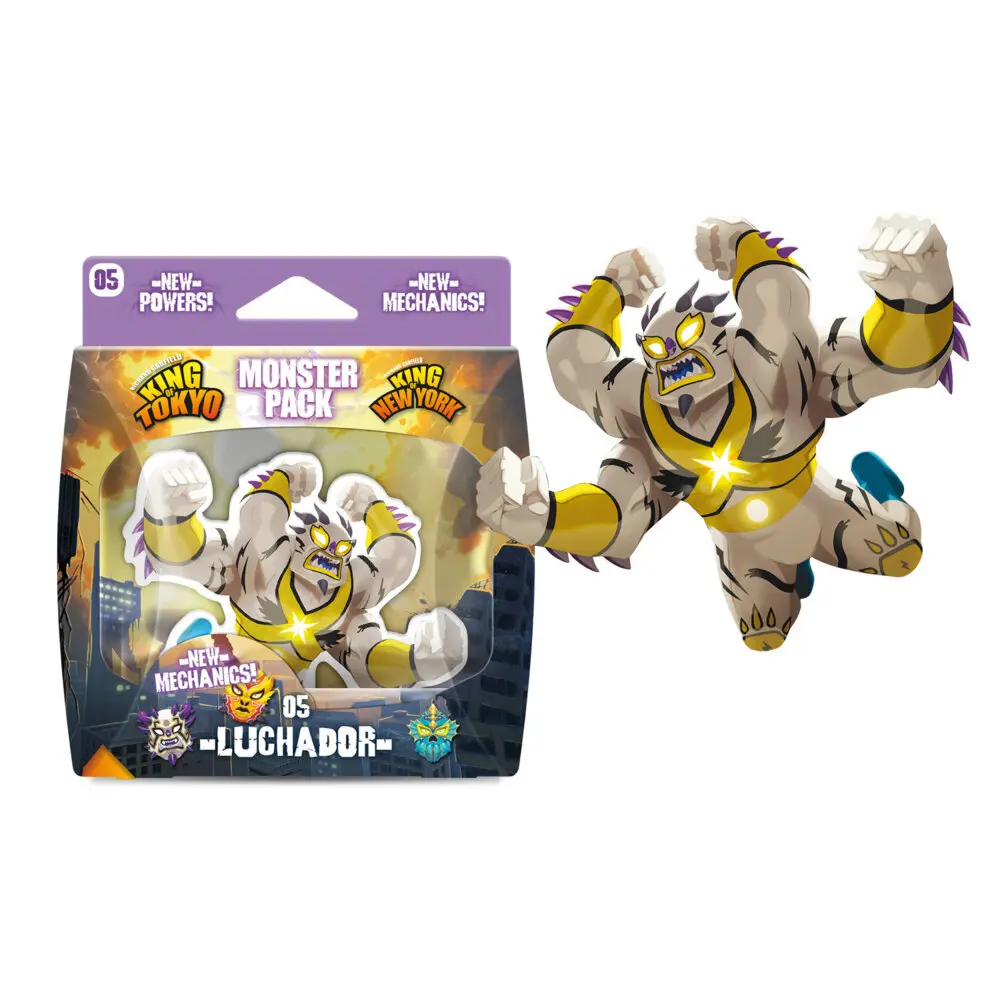 Bild: 4260071884589 | King of Tokyo - Monster Pack: Luchador | Richard Garfield | Spiel