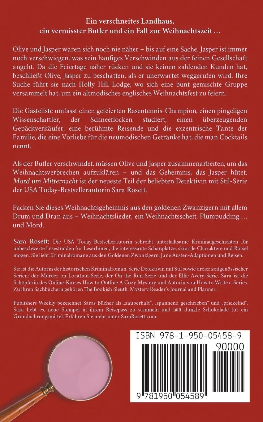Rückseite: 9781950054589 | Mord um Mitternacht | Sara Rosett | Taschenbuch | Englisch | 2022