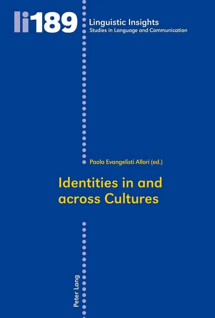 Identities in and across Cultures - Paola Evangelisti Allori Kartoniert (TB)