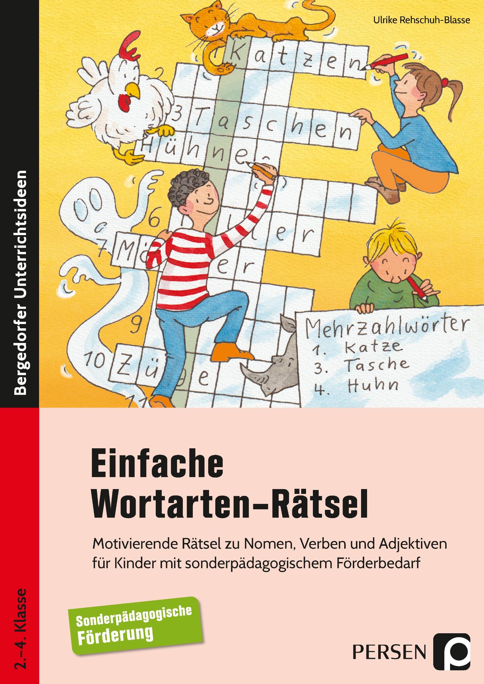 Cover: 9783403204589 | Einfache Wortarten-Rätsel | Ulrike Rehschuh-Blasse | Broschüre | 52 S.