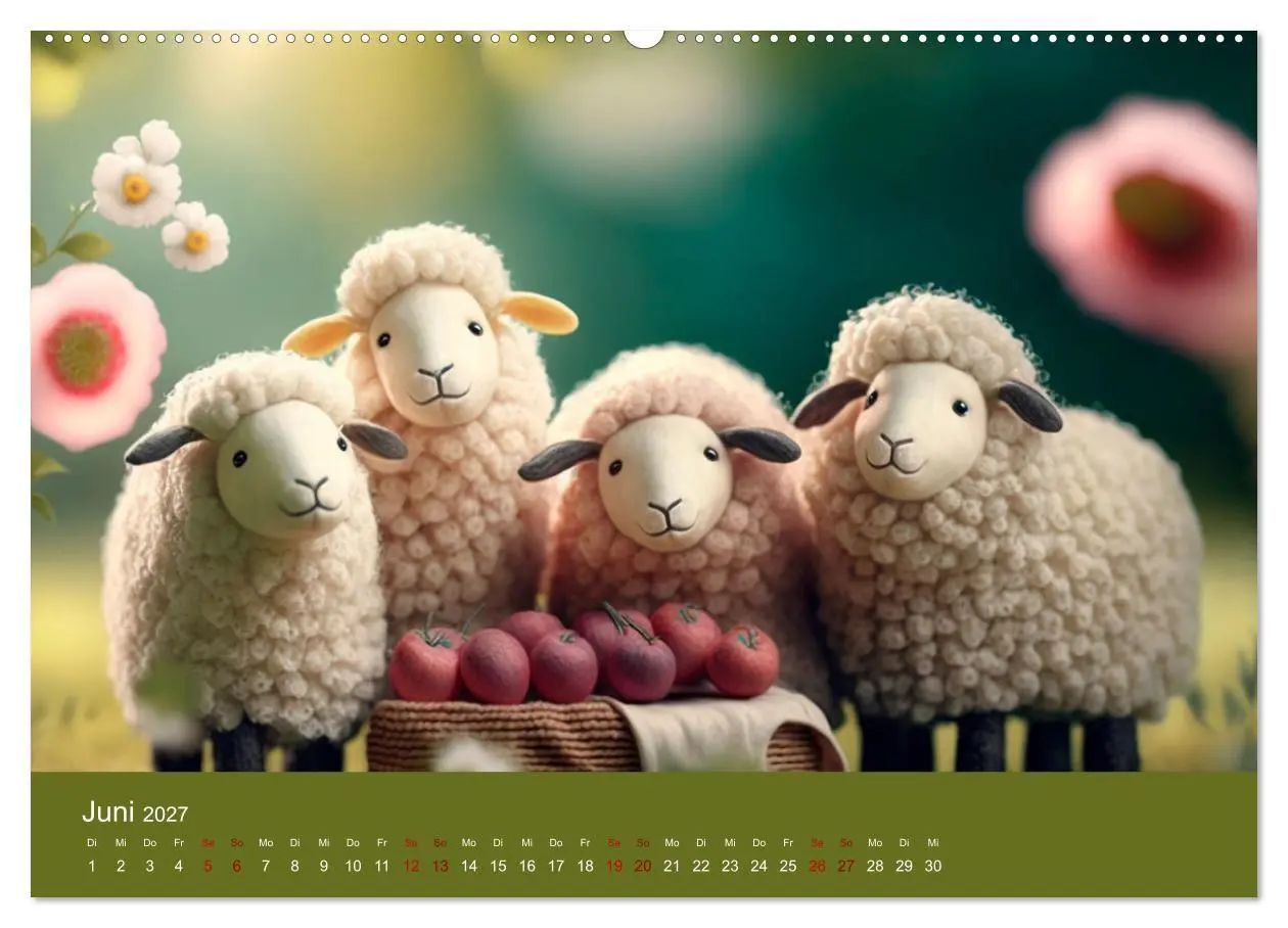 Bild: 9783569324589 | Die Schafe sind los Wollige Aussichten (Wandkalender 2027 DIN A2...