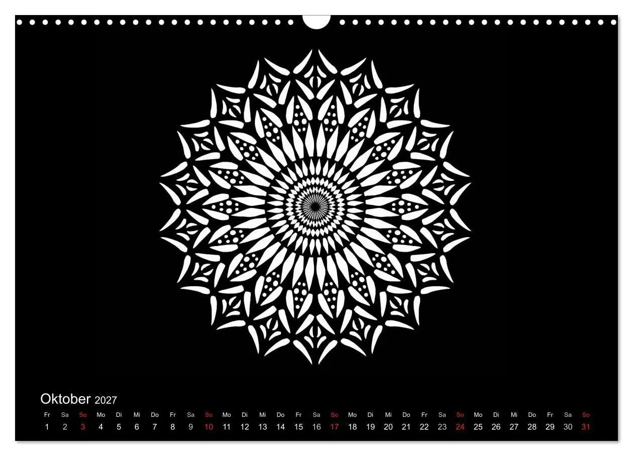 Bild: 9783569874589 | Entspannung und Ruhe durch Mandalas (Wandkalender 2027 DIN A3...