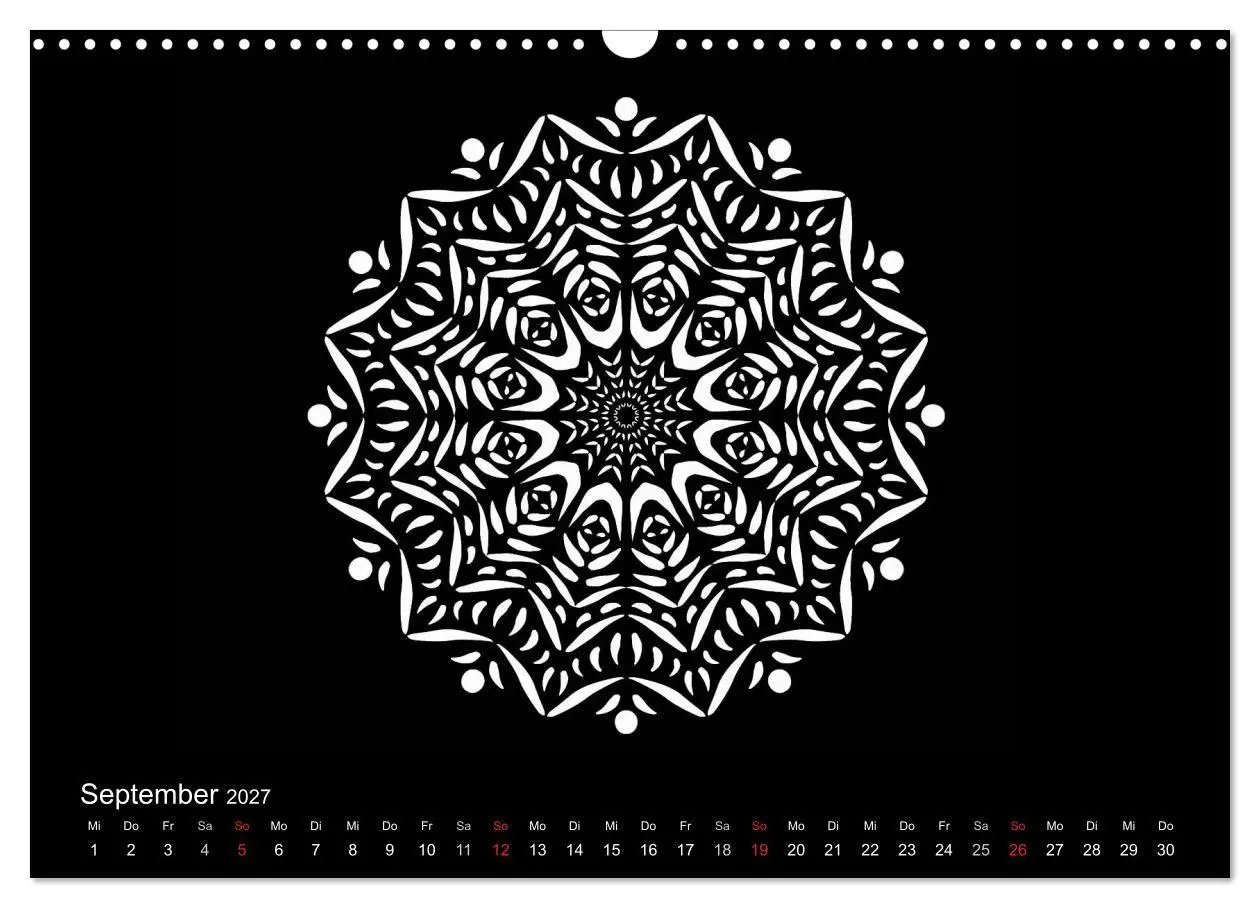 Bild: 9783569874589 | Entspannung und Ruhe durch Mandalas (Wandkalender 2027 DIN A3...
