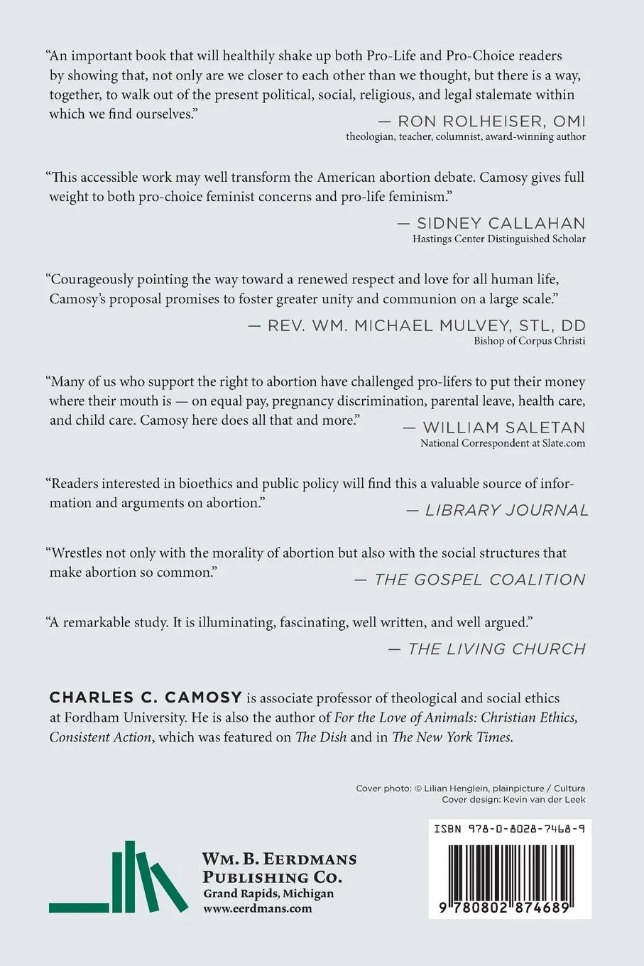 Rückseite: 9780802874689 | Beyond the Abortion Wars | A Way Forward for a New Generation | Camosy