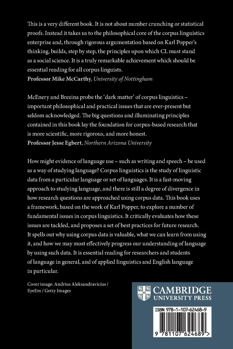 Rückseite: 9781107624689 | Fundamental Principles of Corpus Linguistics | Tony Mcenery (u. a.)