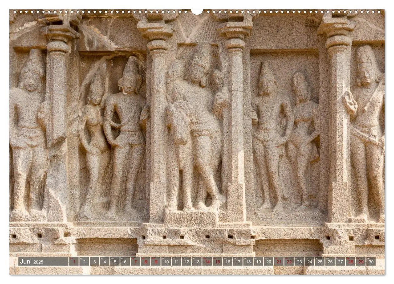 Bild: 9783435284689 | Indien - Mahabalipuram (Wandkalender 2025 DIN A2 quer), CALVENDO...