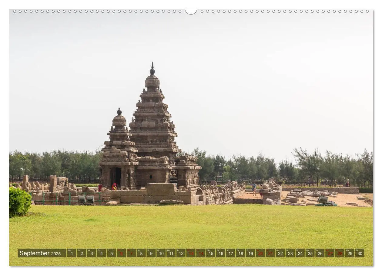 Bild: 9783435284689 | Indien - Mahabalipuram (Wandkalender 2025 DIN A2 quer), CALVENDO...