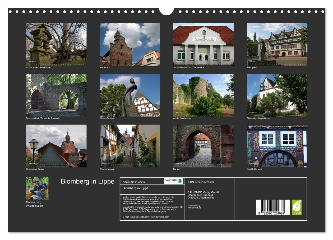 Bild: 9783516224689 | Blomberg in Lippe (Wandkalender 2026 DIN A3 quer), CALVENDO...