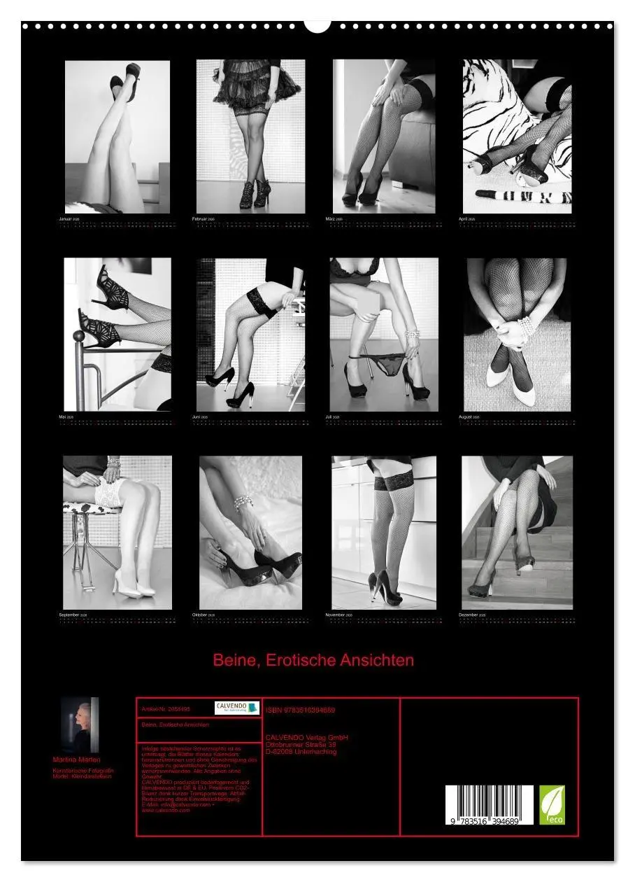 Bild: 9783516394689 | Beine, Erotische Ansichten (hochwertiger Premium Wandkalender 2026...