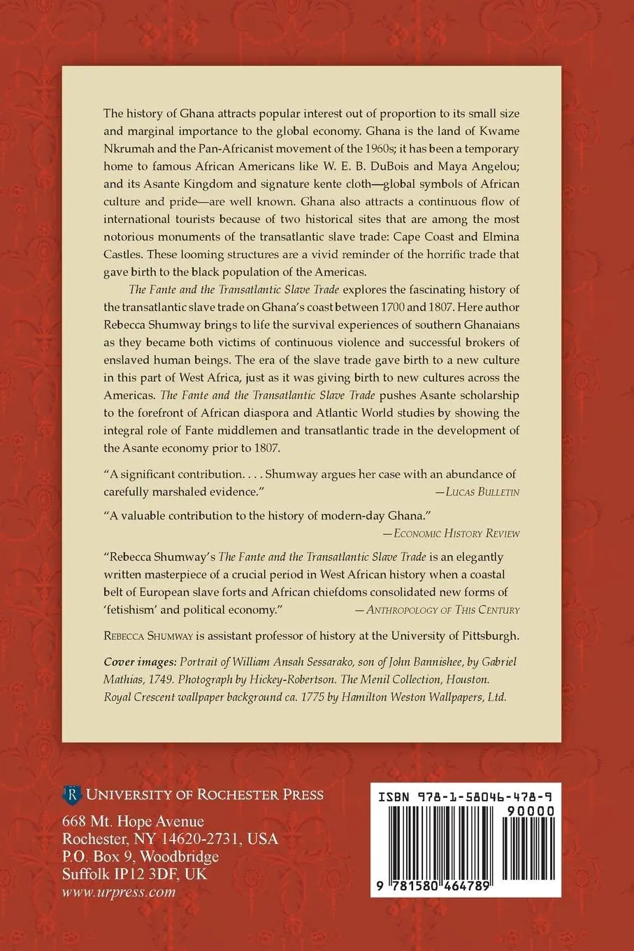 Rückseite: 9781580464789 | The Fante and the Transatlantic Slave Trade | Rebecca Shumway | Buch