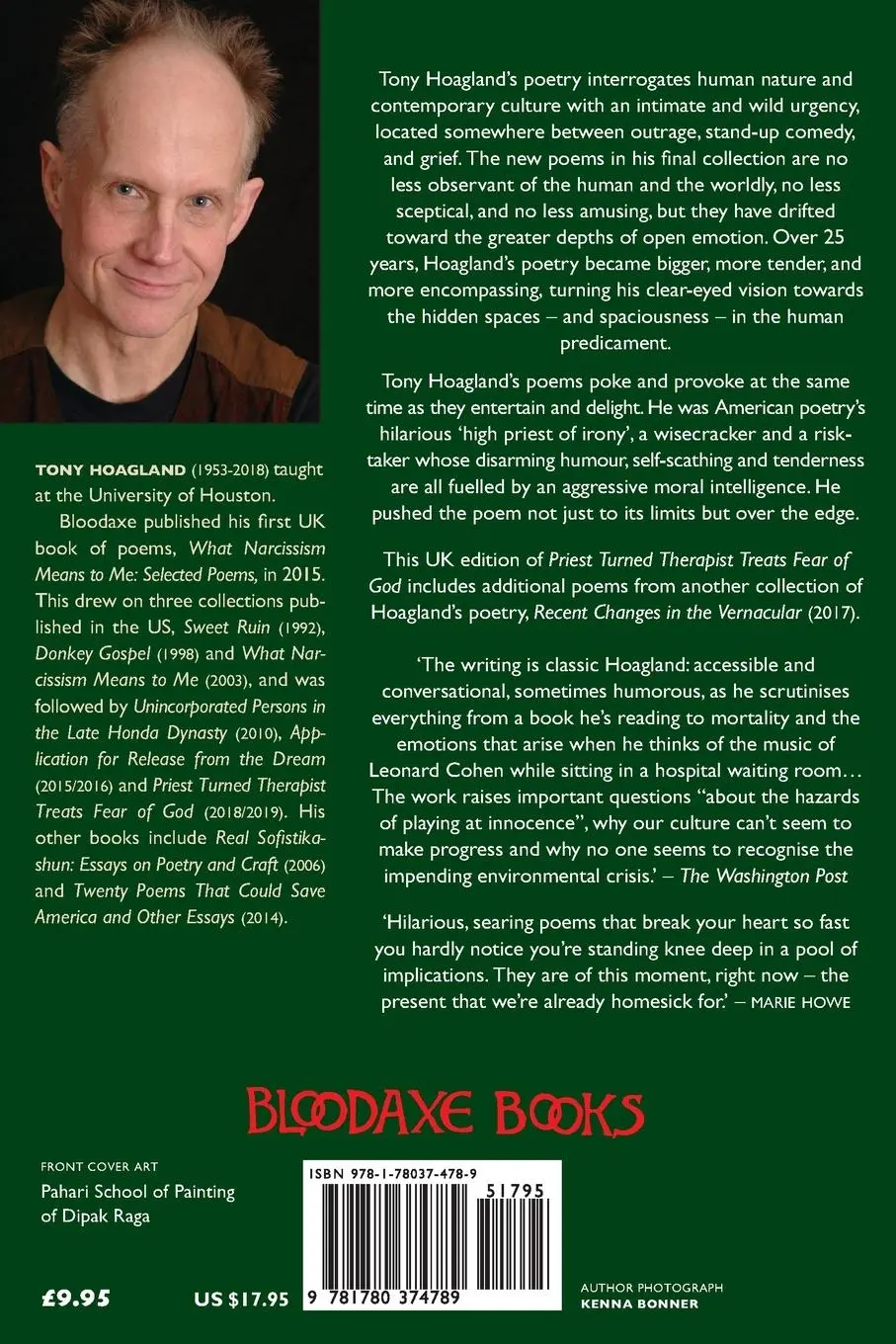 Rückseite: 9781780374789 | Priest Turned Therapist Treats Fear of God | Tony Hoagland | Buch