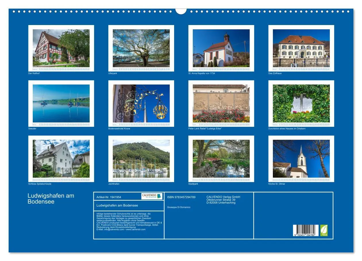 Bild: 9783457294789 | Ludwigshafen am Bodensee (Wandkalender 2026 DIN A2 quer), CALVENDO...