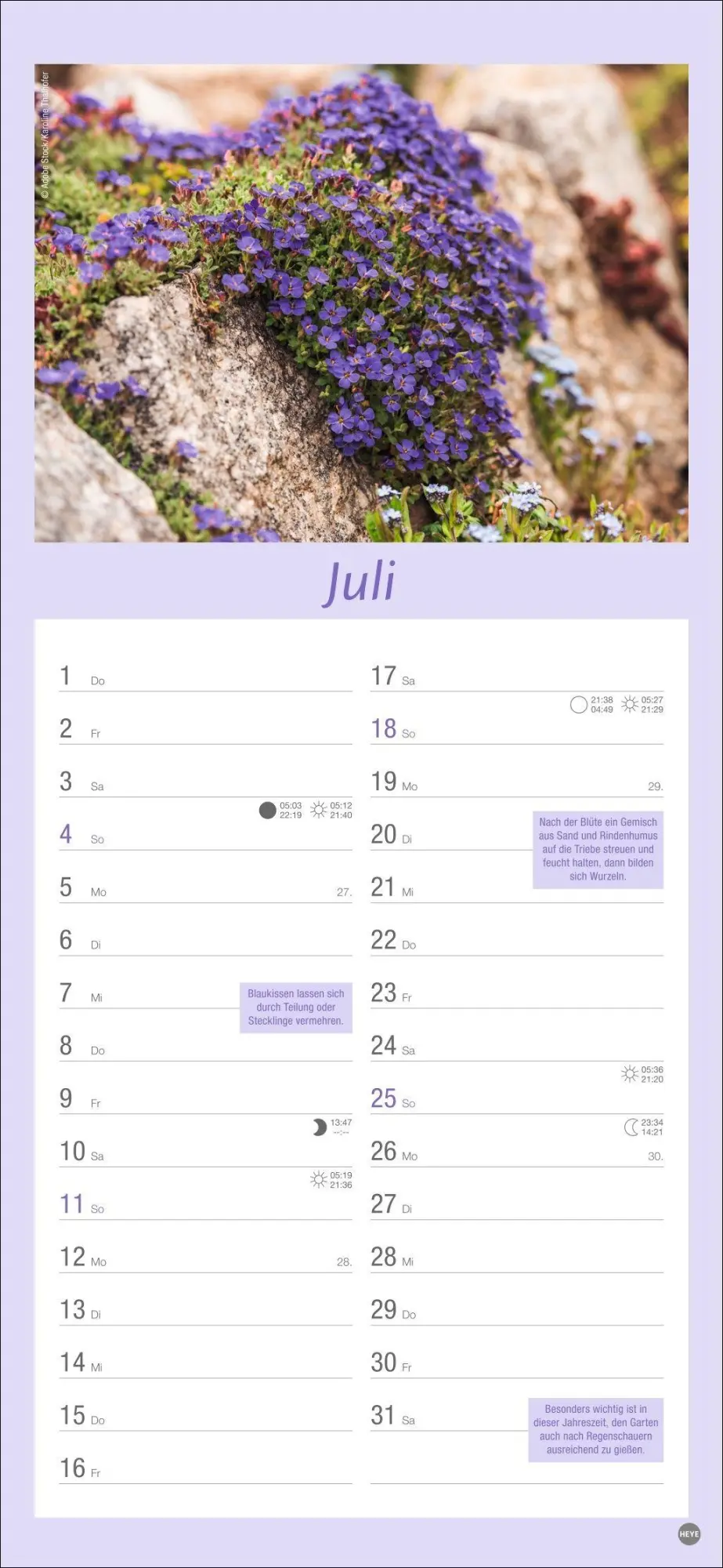 Bild: 9783756414789 | Gartenplaner 2027 | Heye | Kalender | Spiralbindung | 13 S. | Deutsch