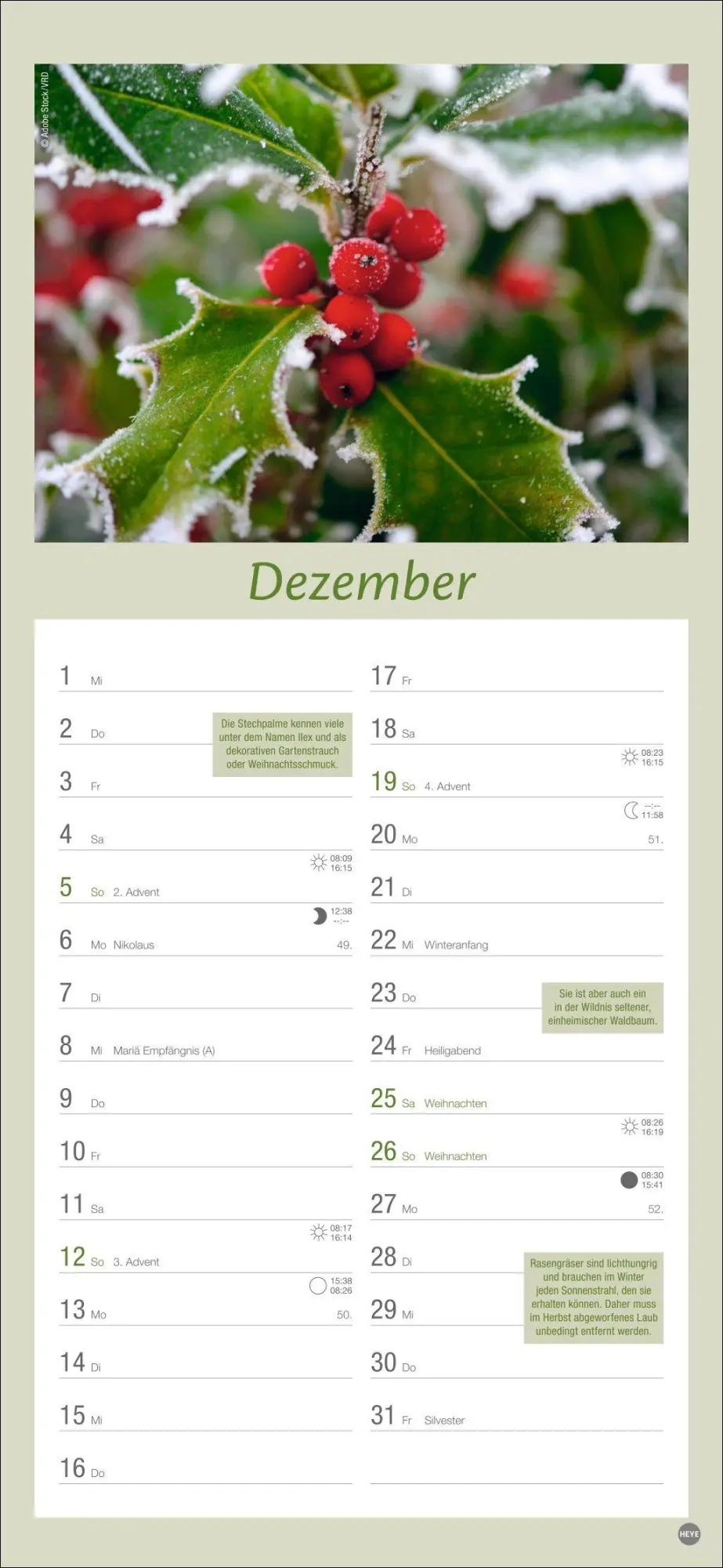 Bild: 9783756414789 | Gartenplaner 2027 | Heye | Kalender | Spiralbindung | 13 S. | Deutsch