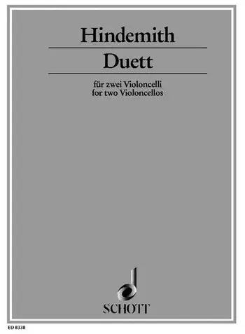 Cover: 9790001084789 | Duett | Paul Hindemith | Buch | 1995 | Schott Music