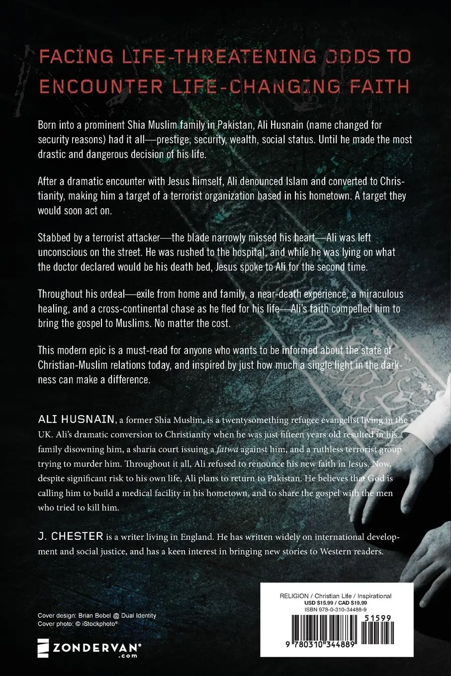Rückseite: 9780310344889 | The Cost | My Life on a Terrorist Hit List | Zondervan | Taschenbuch