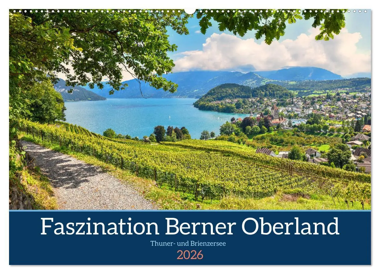 Cover: 9783457284889 | Faszination Berner Oberland - Thuner- und Brienzersee (Wandkalender...