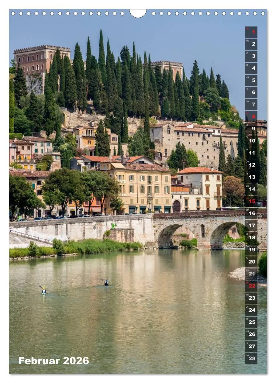 Bild: 9783516444889 | VERONA Bildschöne Altstadt (Wandkalender 2026 DIN A3 hoch),...