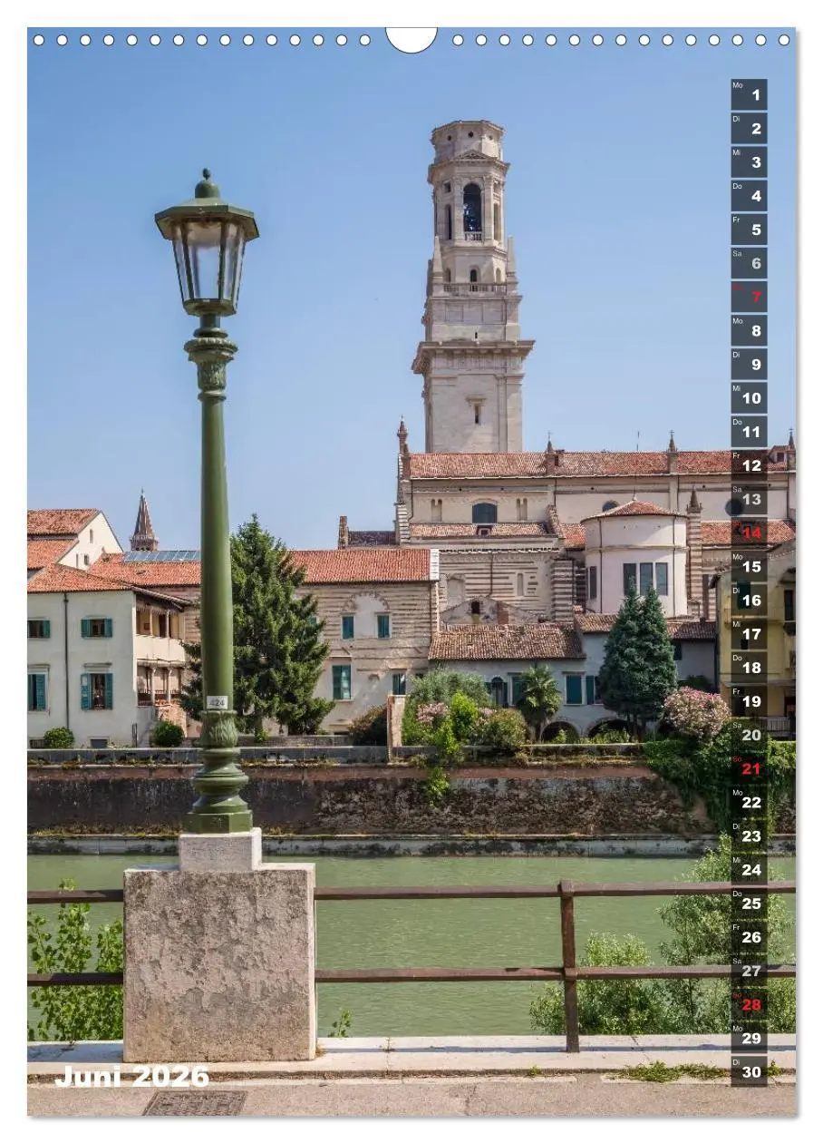 Bild: 9783516444889 | VERONA Bildschöne Altstadt (Wandkalender 2026 DIN A3 hoch),...