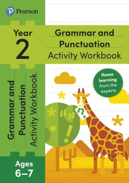 Cover: 9781292424989 | Pearson Learn at Home Grammar &amp; Punctuation Activity Workbook Year 2