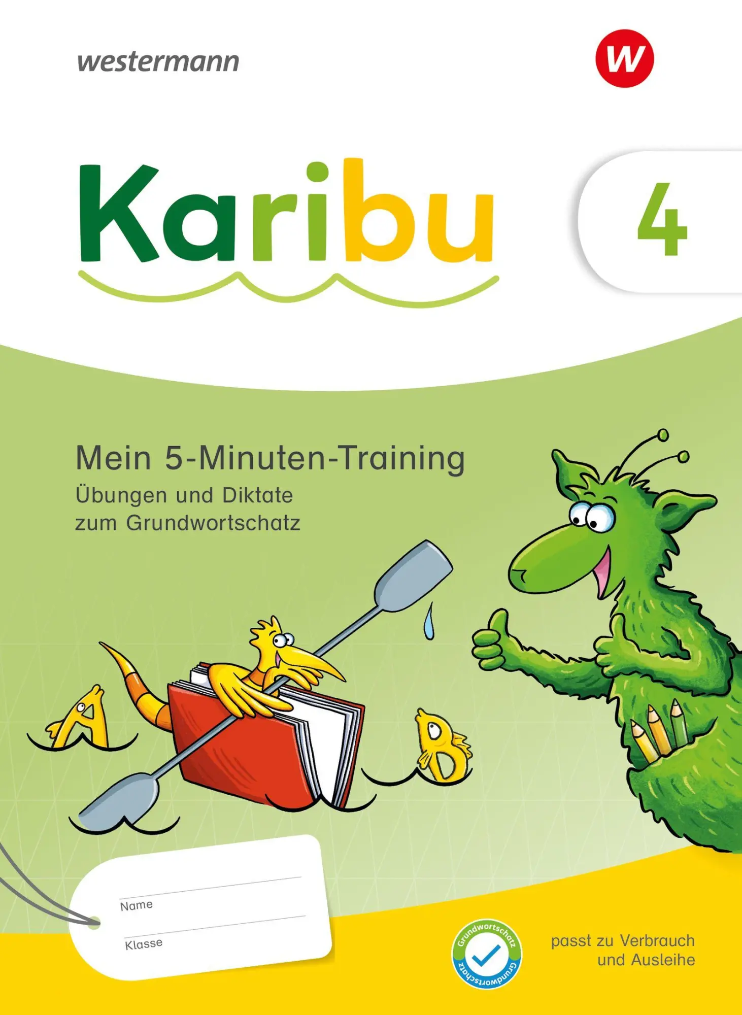 Cover: 9783141294989 | Karibu 4. Mein 5-Minuten-Training: Übungen und Diktate zum...