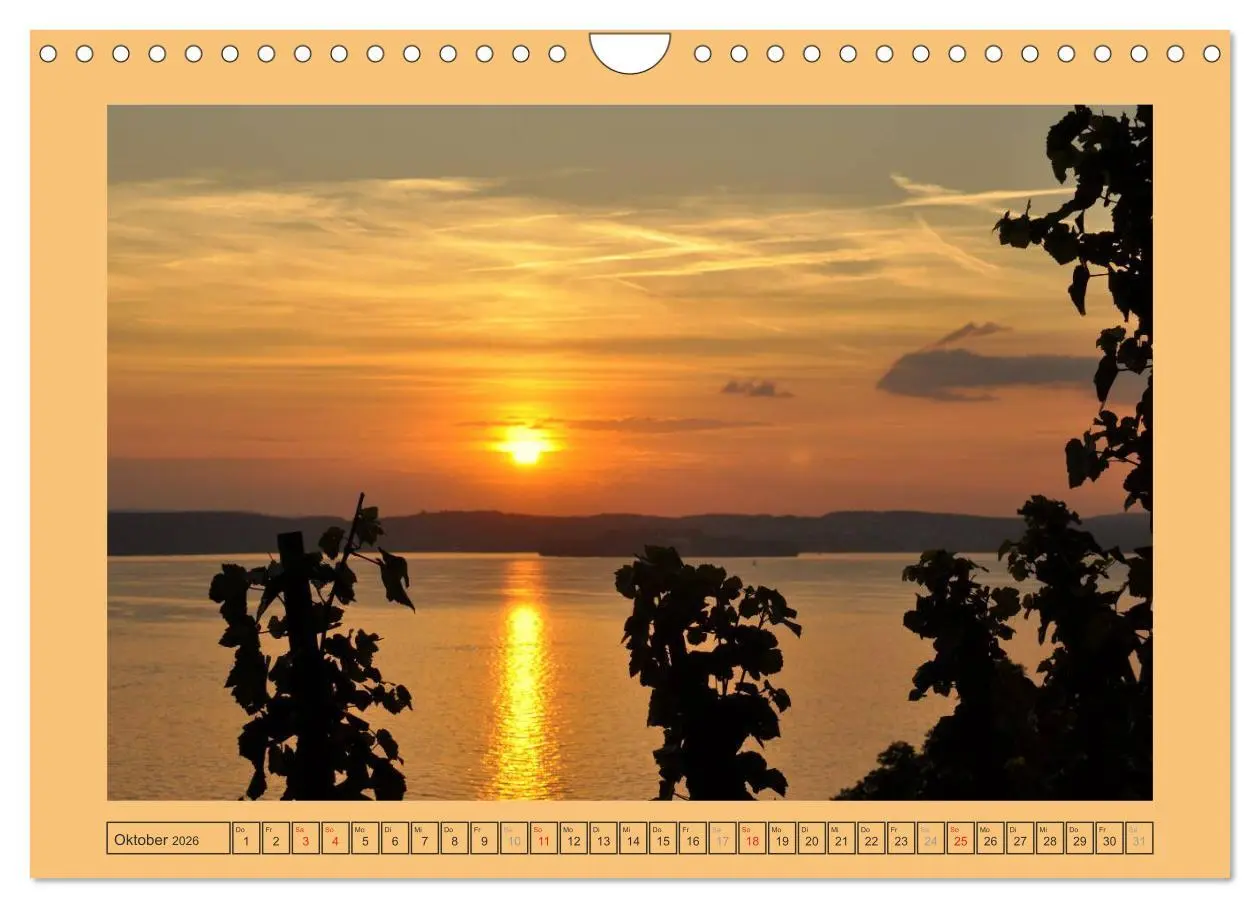 Bild: 9783516124989 | Impressionen vom schönen Bodensee (Wandkalender 2026 DIN A4 quer),...