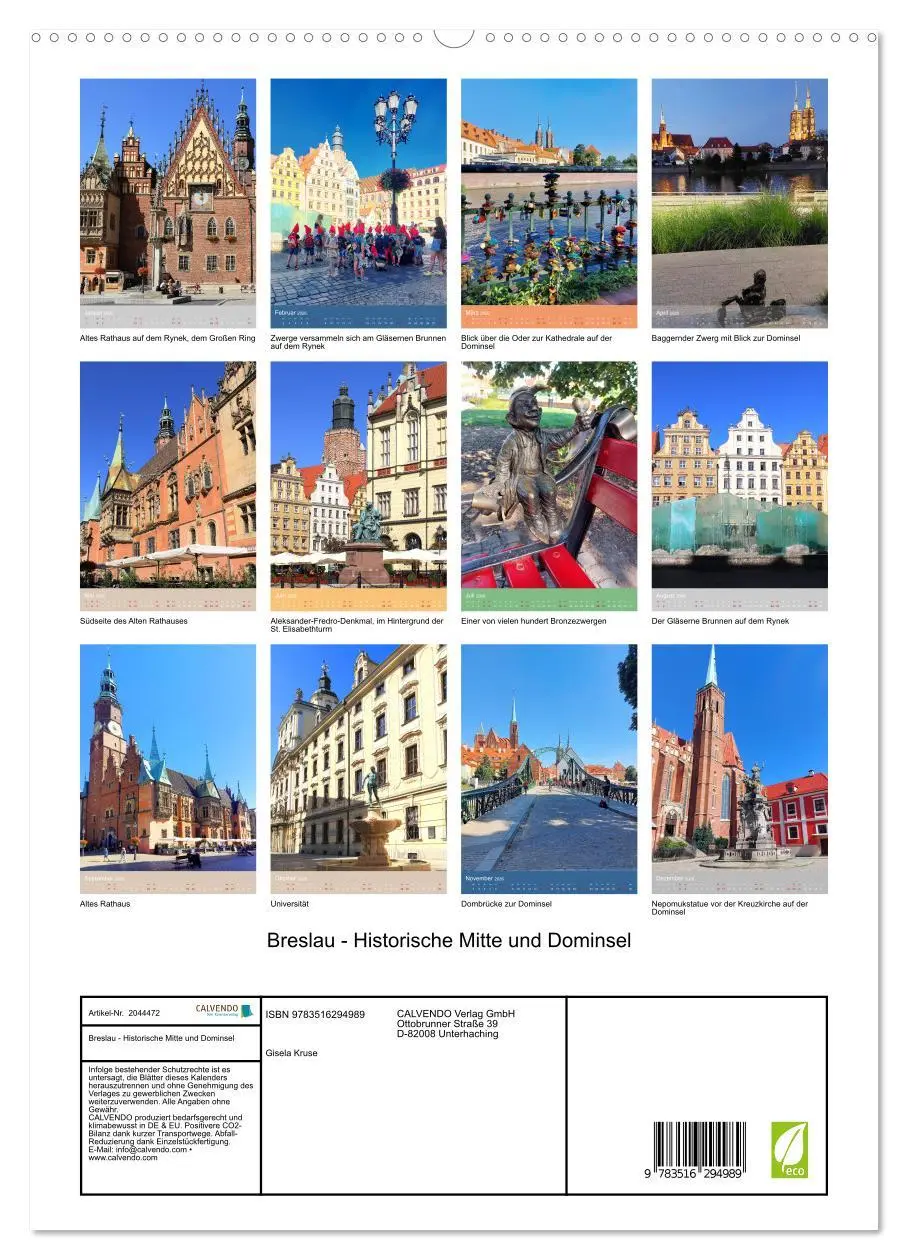 Bild: 9783516294989 | Breslau - Historische Mitte und Dominsel (hochwertiger Premium...