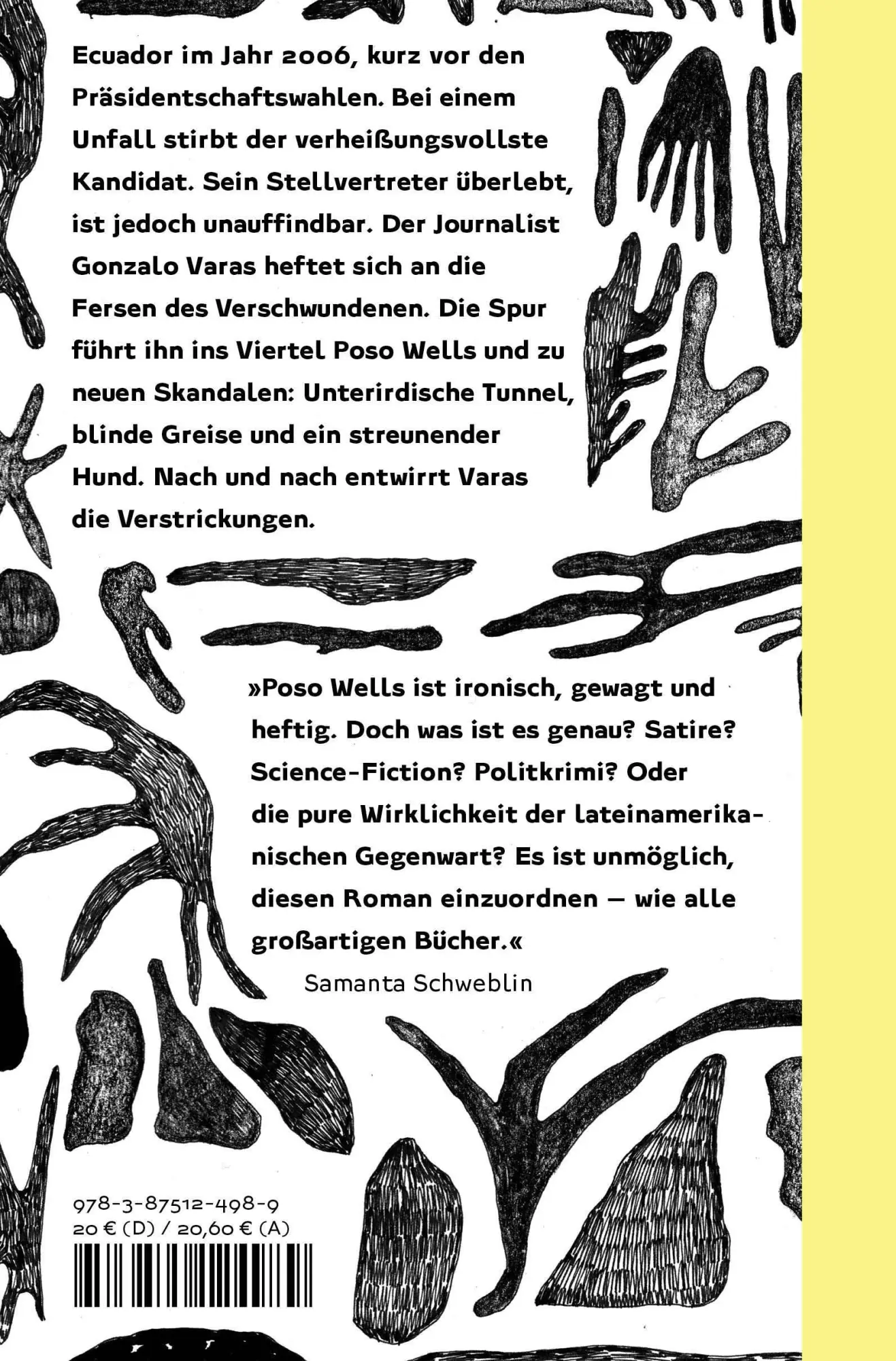 Rückseite: 9783875124989 | Poso Wells | Roman | Gabriela Alemán | Buch | 160 S. | Deutsch | 2021