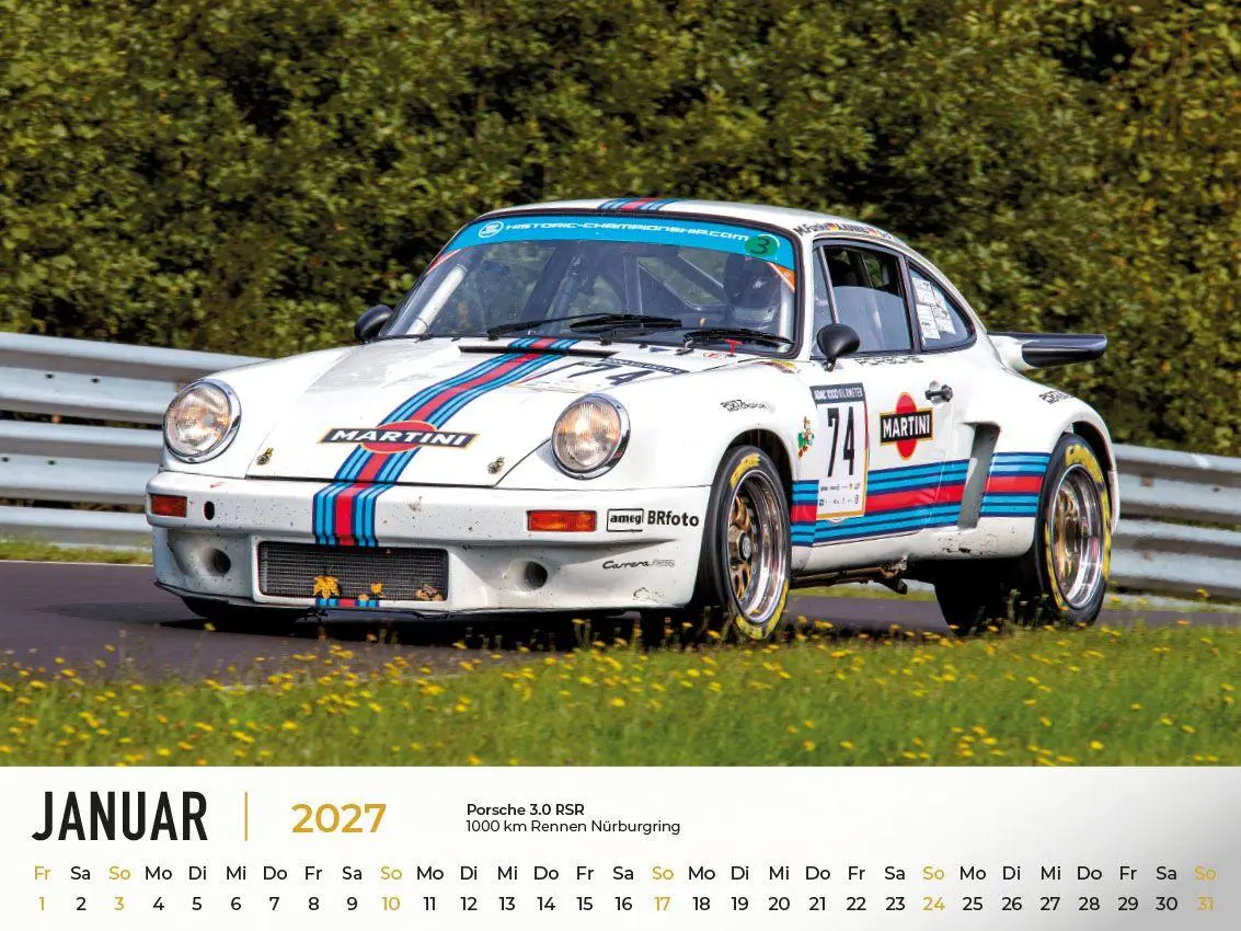 Bild: 9783948794989 | Porsche im Rennsport Kalender 2027 | Frank Pommer | Kalender | Deutsch