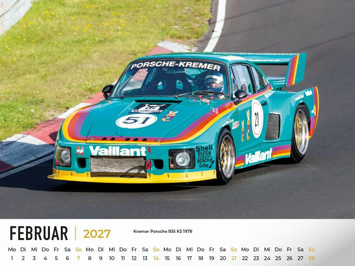 Bild: 9783948794989 | Porsche im Rennsport Kalender 2027 | Frank Pommer | Kalender | Deutsch