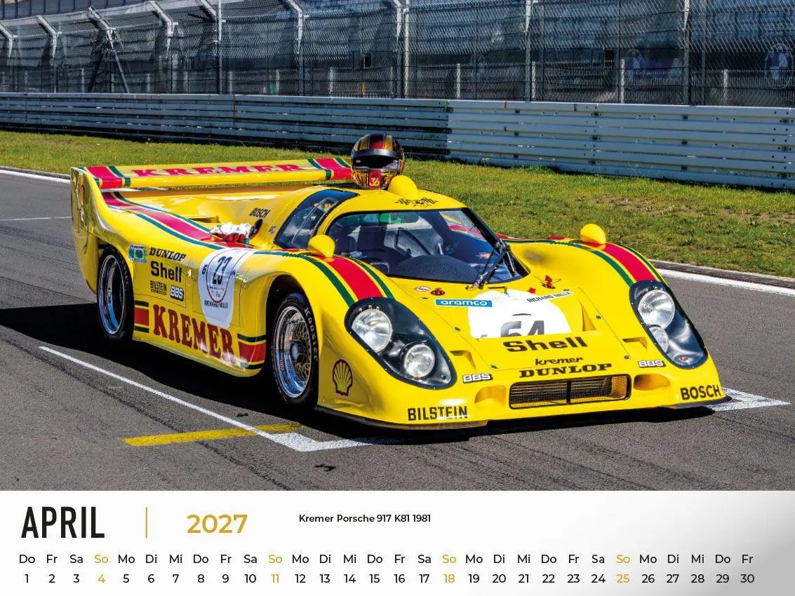 Bild: 9783948794989 | Porsche im Rennsport Kalender 2027 | Frank Pommer | Kalender | Deutsch