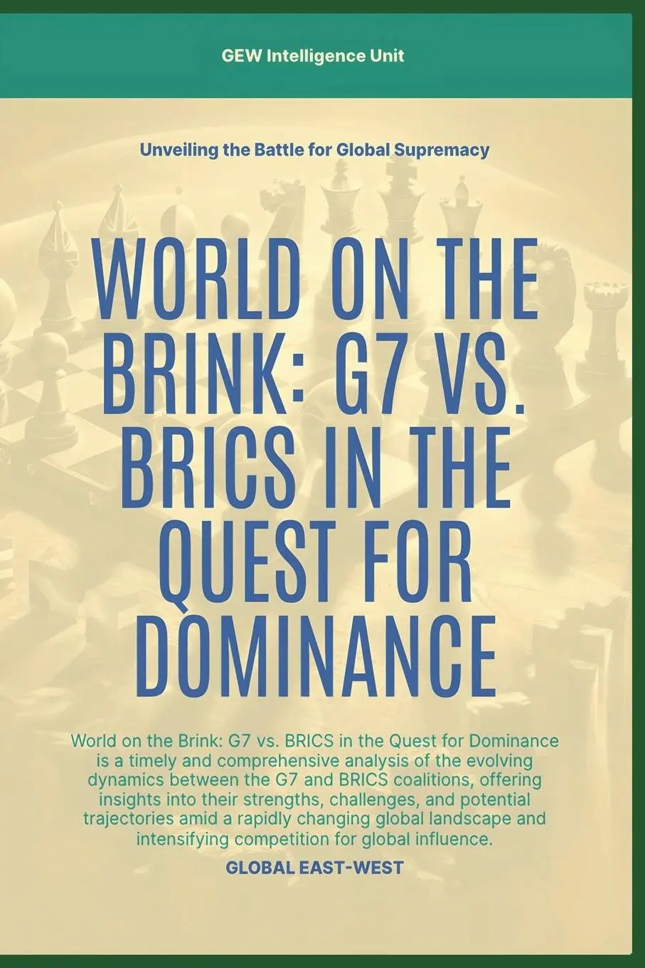 Cover: 9798227914989 | World On The Brink | G7 Vs. BRICS In The Quest For Dominance | Unit