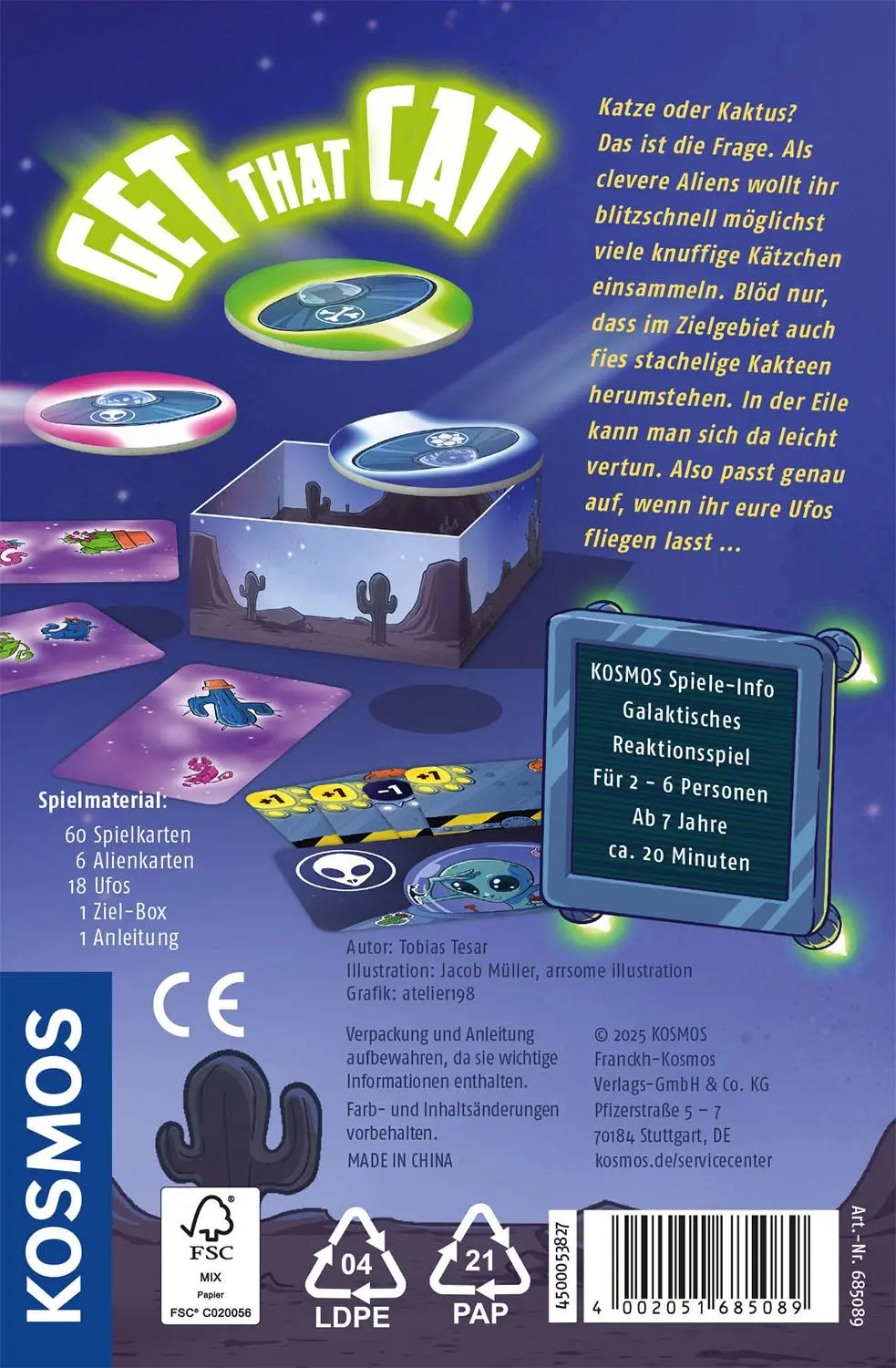 Bild: 4002051685089 | Get that cat | Spiel | Tobias Tesar | Spiel | 685089 | Deutsch | 2025