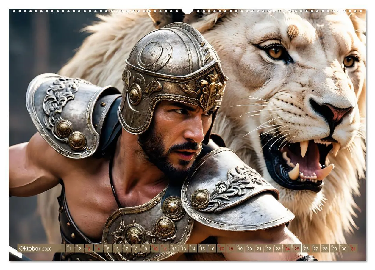 Bild: 9783457305089 | Gladiatoren - ein Leben für den Kampf (Wandkalender 2026 DIN A2...
