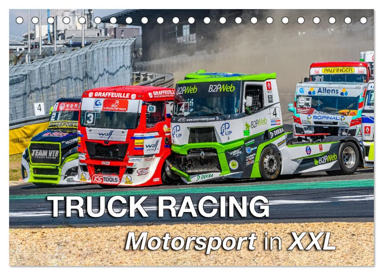 Cover: 9783457545089 | TRUCK RACING - Motorsport in XXL (Tischkalender 2026 DIN A5 quer),...