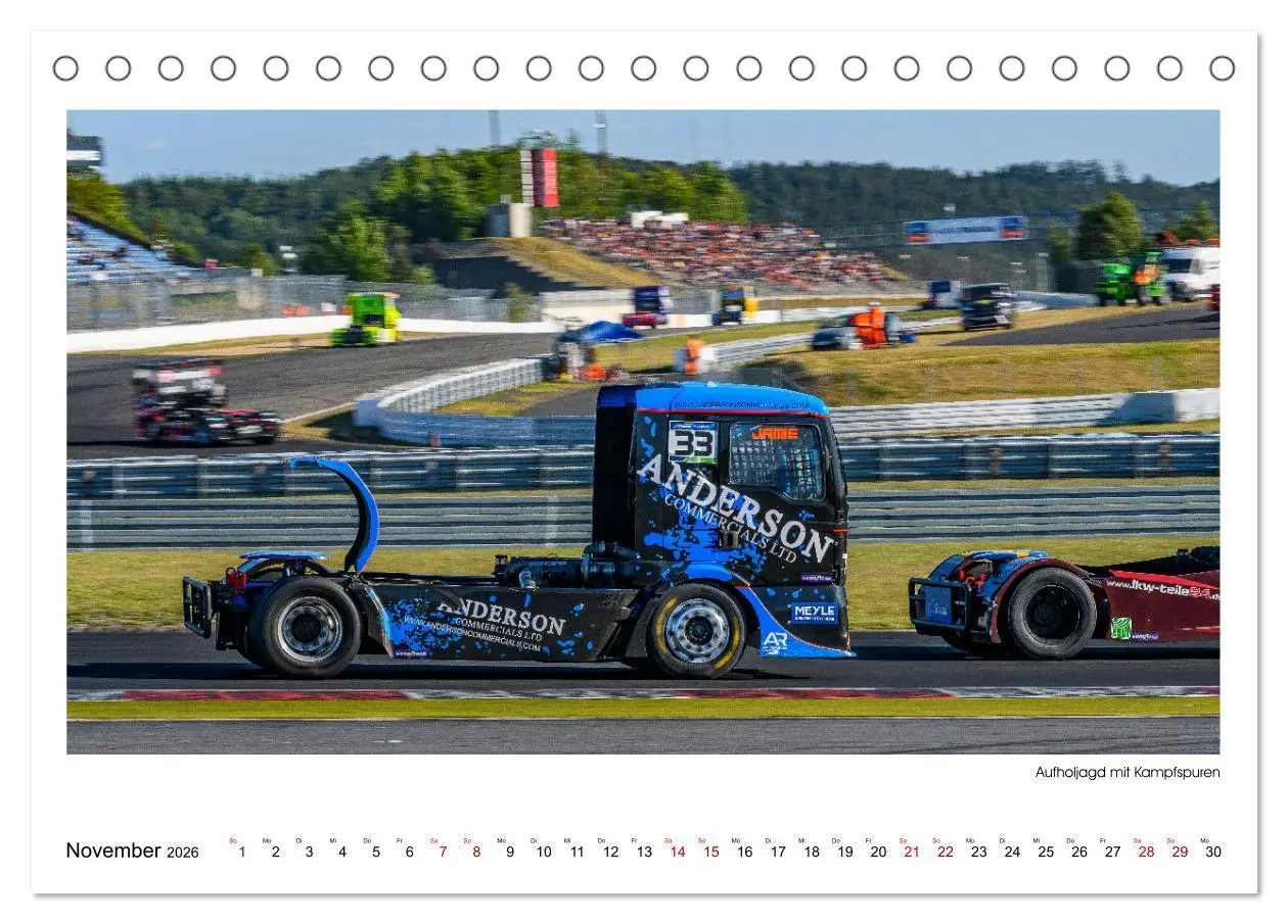 Bild: 9783457545089 | TRUCK RACING - Motorsport in XXL (Tischkalender 2026 DIN A5 quer),...