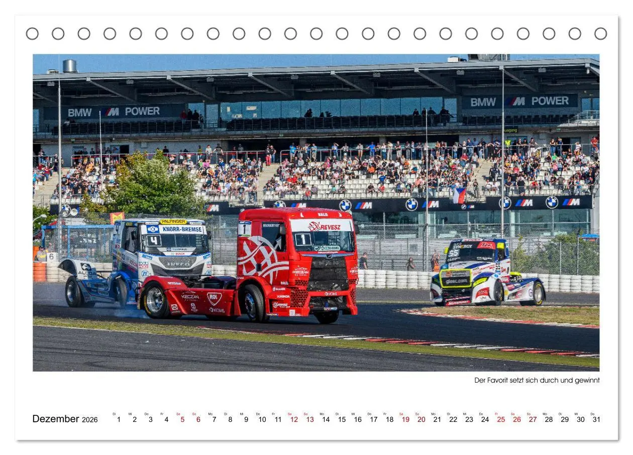 Bild: 9783457545089 | TRUCK RACING - Motorsport in XXL (Tischkalender 2026 DIN A5 quer),...