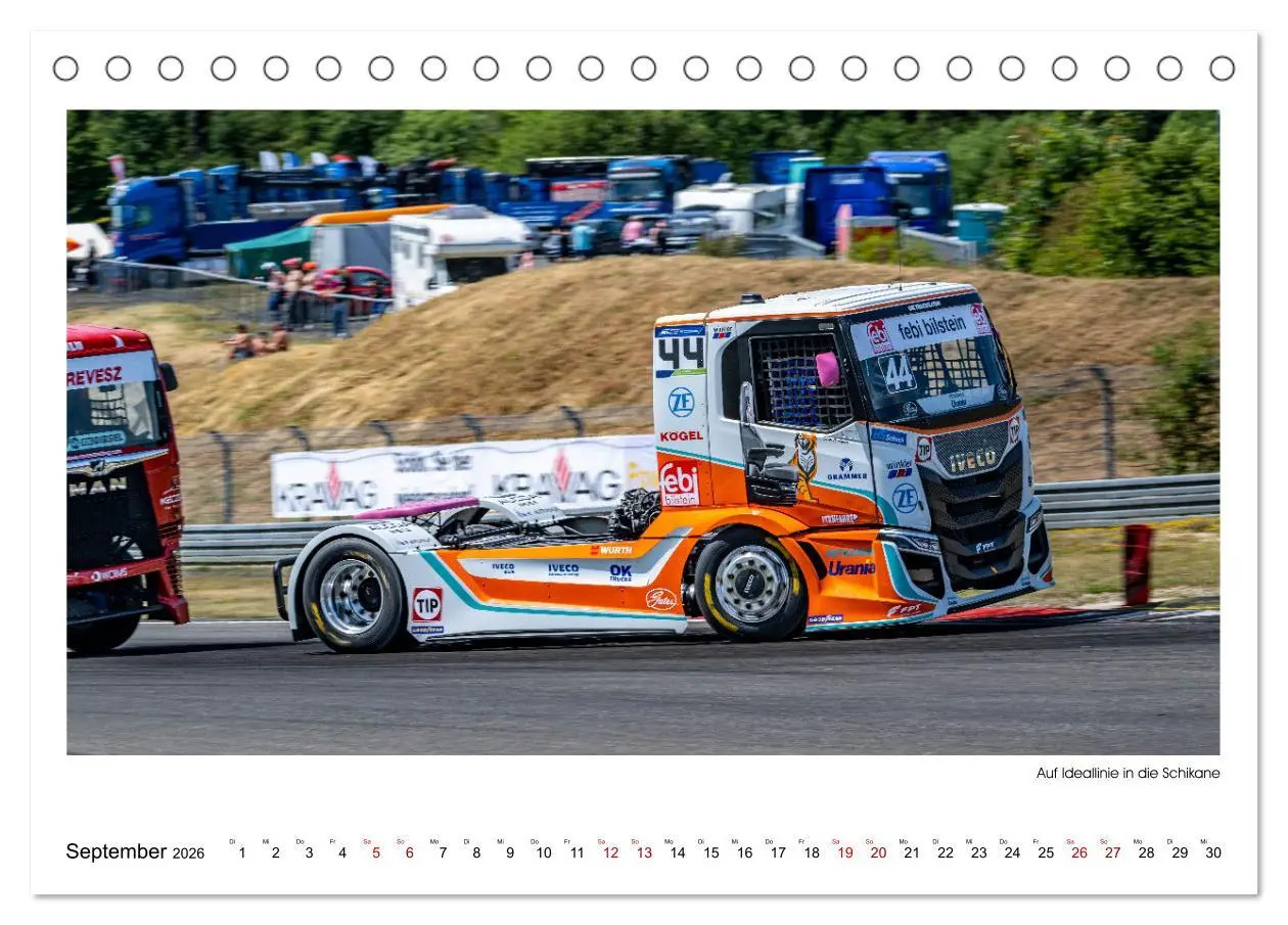 Bild: 9783457545089 | TRUCK RACING - Motorsport in XXL (Tischkalender 2026 DIN A5 quer),...