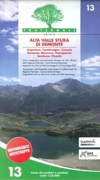 Cover: 9788897465089 | Carta n. 13. Alta valle Stura di Demonte | (Land-)Karte | Italienisch