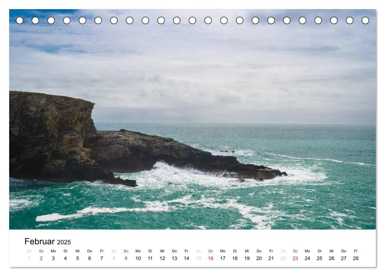 Bild: 9783435825189 | Irland. Wild Atlantic Views. (Tischkalender 2025 DIN A5 quer),...
