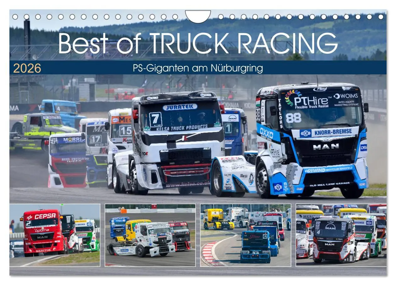 Cover: 9783457845189 | Best of TRUCK RACING (Wandkalender 2026 DIN A4 quer), CALVENDO...