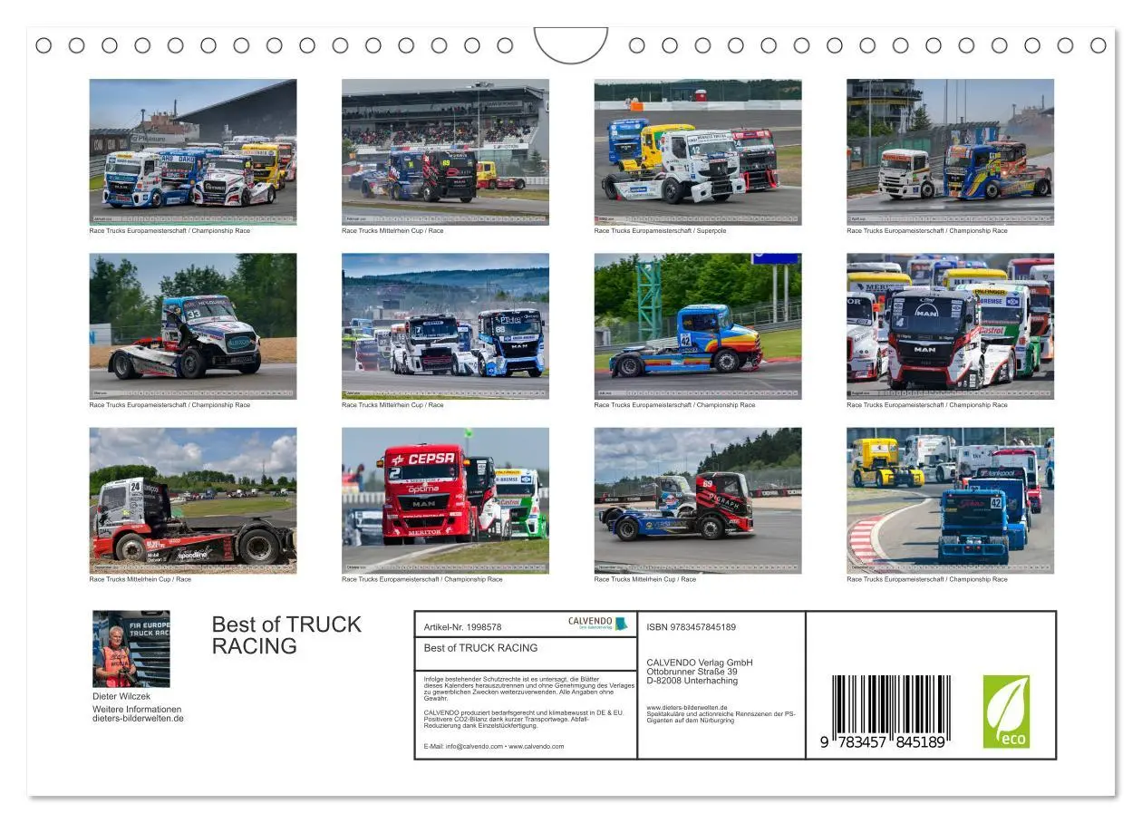Bild: 9783457845189 | Best of TRUCK RACING (Wandkalender 2026 DIN A4 quer), CALVENDO...