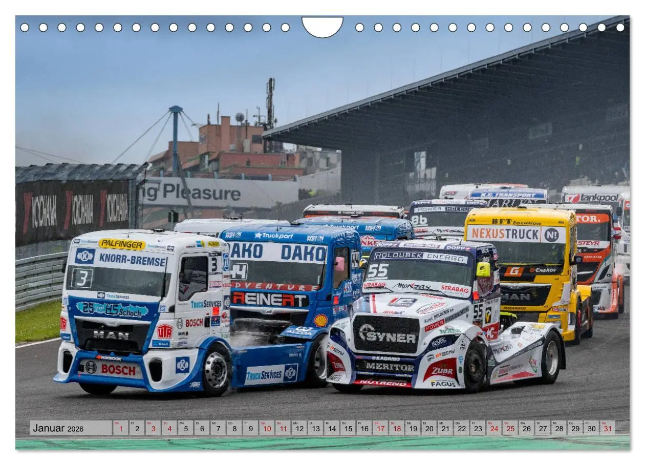 Bild: 9783457845189 | Best of TRUCK RACING (Wandkalender 2026 DIN A4 quer), CALVENDO...