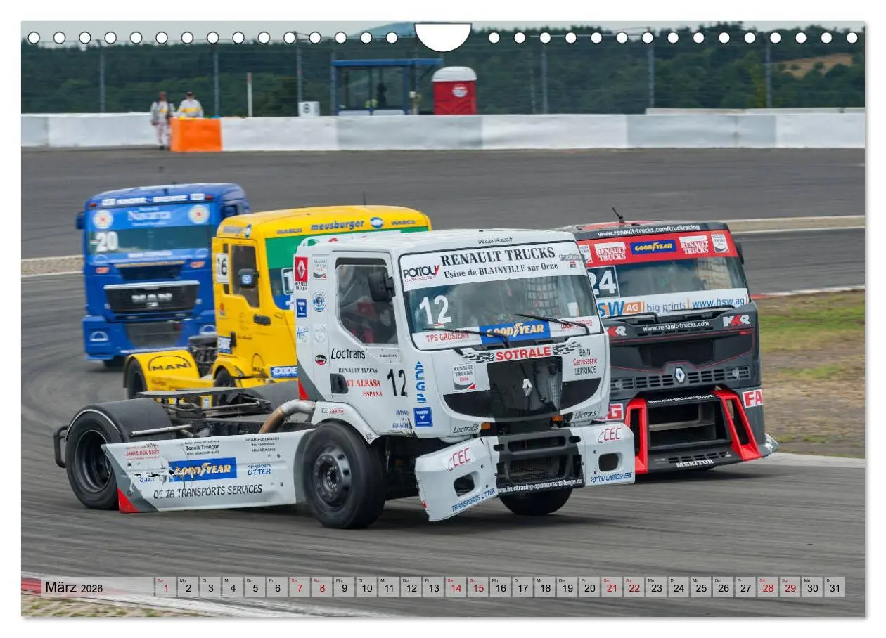 Bild: 9783457845189 | Best of TRUCK RACING (Wandkalender 2026 DIN A4 quer), CALVENDO...