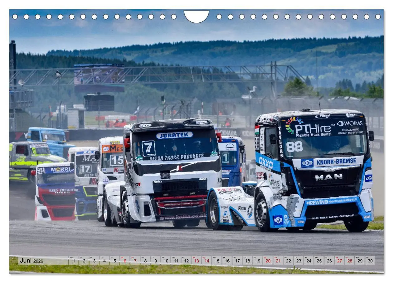 Bild: 9783457845189 | Best of TRUCK RACING (Wandkalender 2026 DIN A4 quer), CALVENDO...