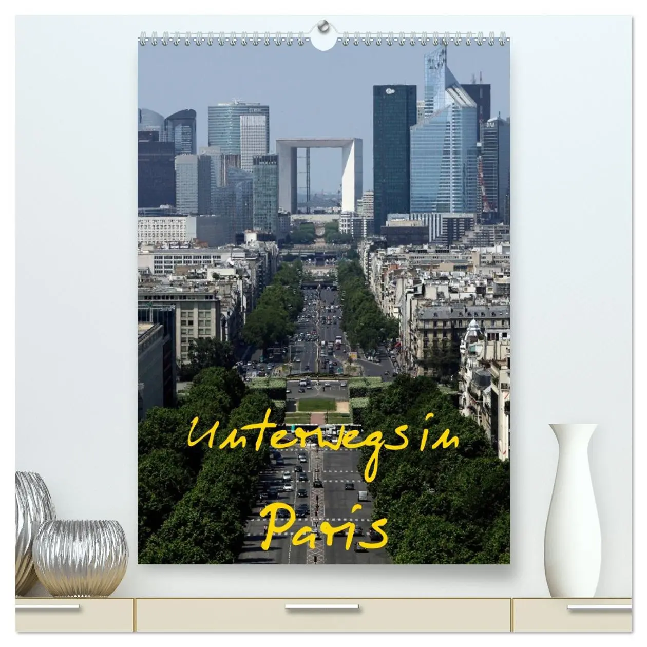 Cover: 9783516485189 | Unterwegs in Paris (hochwertiger Premium Wandkalender 2026 DIN A2...