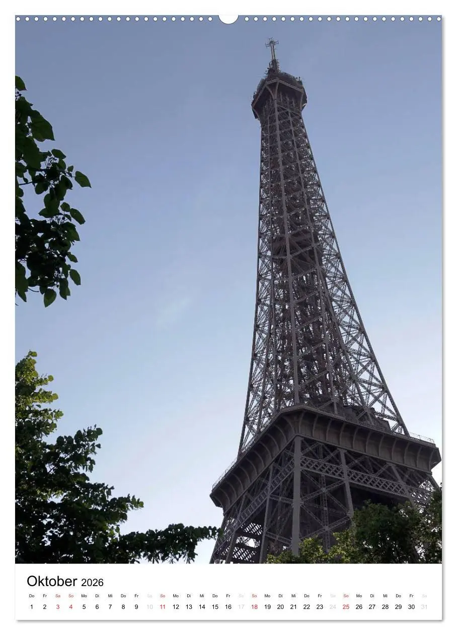 Bild: 9783516485189 | Unterwegs in Paris (hochwertiger Premium Wandkalender 2026 DIN A2...